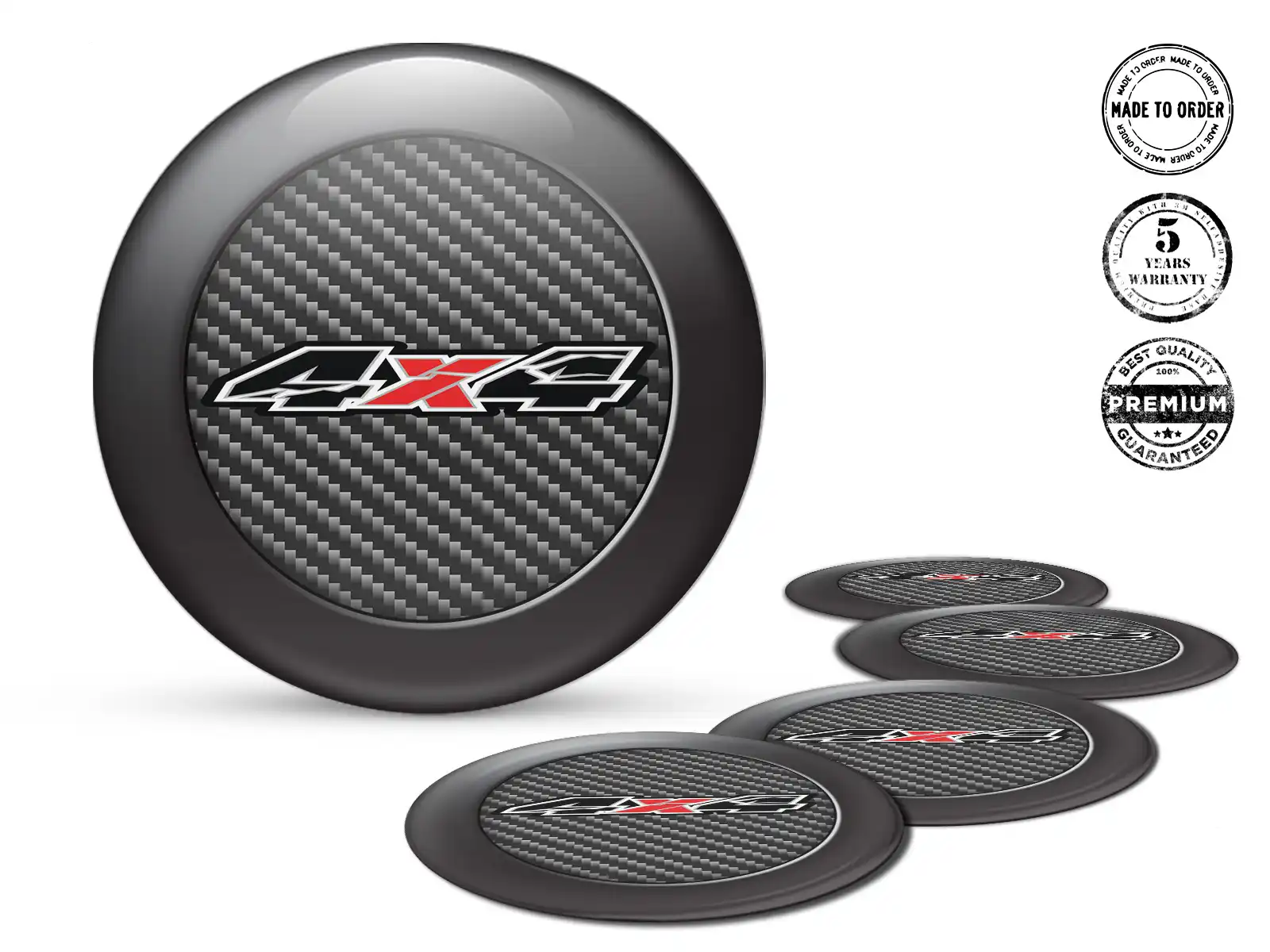Nabenaufkleber Design Stilvolle Dome-Labels